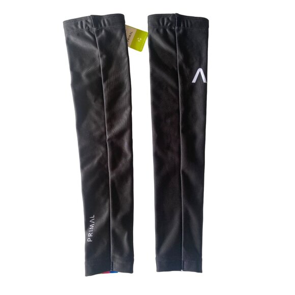 New Primal Wear Baily Hundo unisex Thermal Arm Warmers Small Black Stripes NWT - Picture 4 of 4